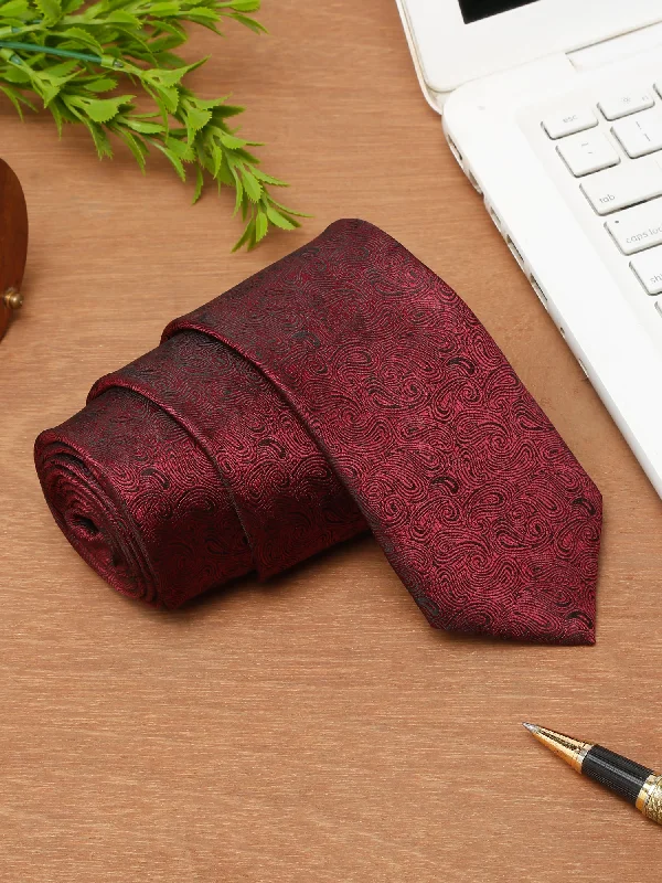 Women's Duffle CoatsMen's Maroon Fashion Broad Tie