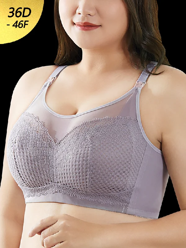 wireless nursing brasThin Breathable Wire-free Nursing Bra