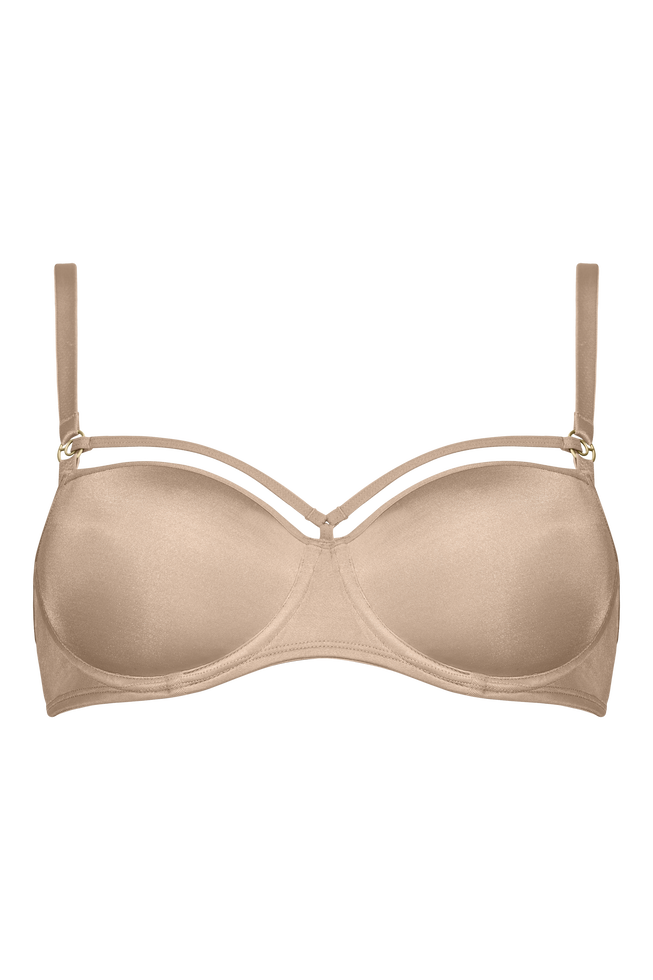 eco-friendly organic cotton pantiesMarlies Dekkers Space Odyssey balcony bra glossy camel