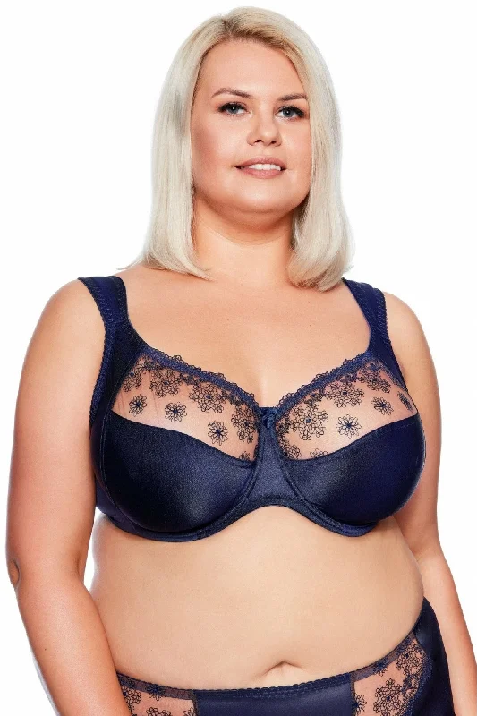 maternity support underwear644 Nina Maxi- Soft-Bra-Dark Blue Bra