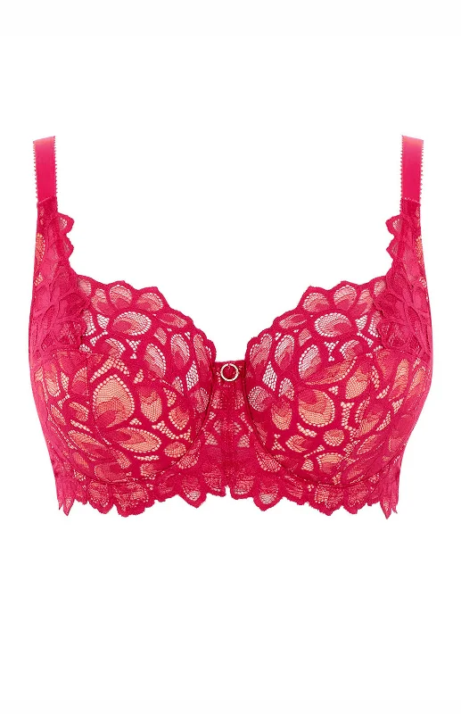 lace-trimmed sleep camisolesPanache Allure Full Cup Bra Raspberry