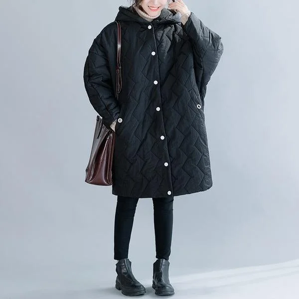 Women's Down CoatsLoose Casual Fashion All-match Hooded Thick Jacket 2020 Plus Size Women Long Coat