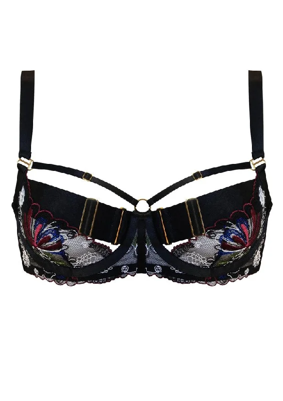 push-up bras for cleavageBordelle Botanica Balconette Wire Bra