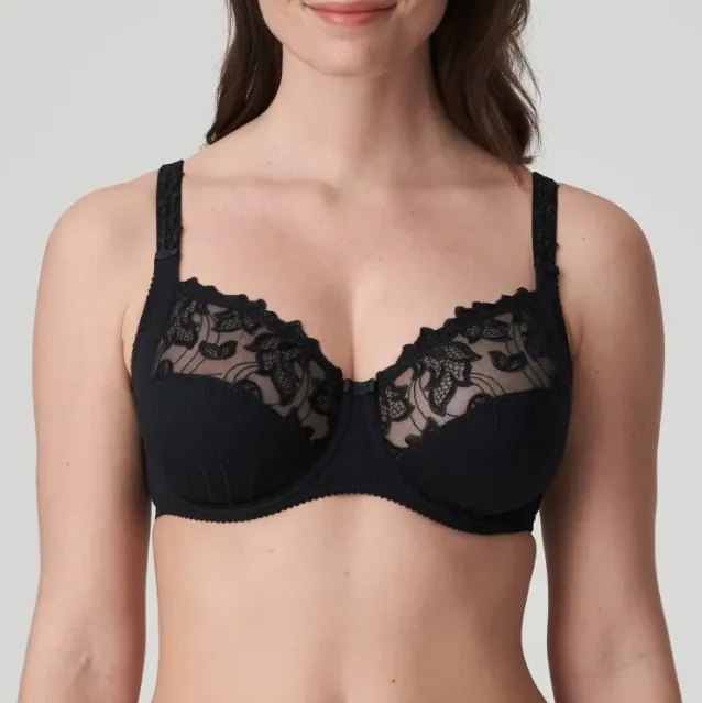 lace-up back lingerie setsDeauville Full Cup Black