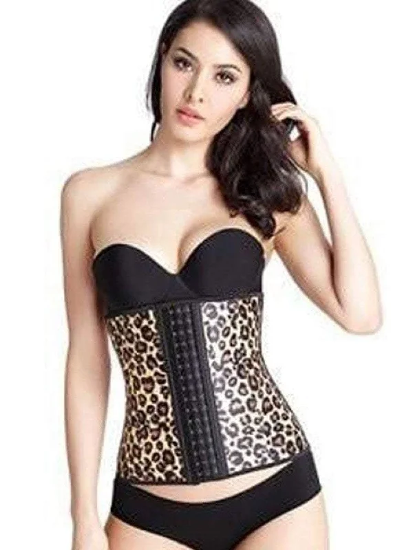 full-coverage underwire brasLatex Waist Trainer for Women Leopard