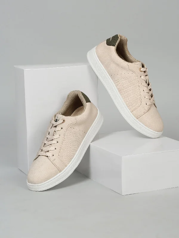 Women's Coats with Fur Trimmed ZipperMen's Beige Solid Lace-Up Casual Sneakers