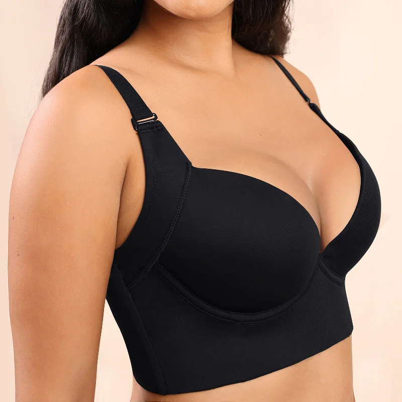 lightweight mesh sports bras for swimmingUnder Arm Compression Push Up Bra