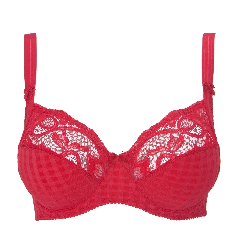 sheer lace babydoll lingeriePrimadonna Madison Full cup bra Scarlet