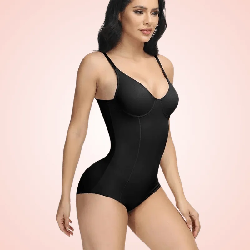 high-waisted cotton pantiesLow Back Booty Lift and Tummy Control Shaping Bodysuit