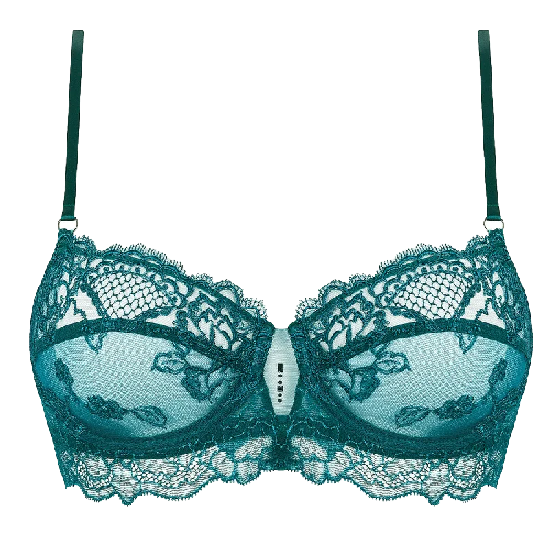 stretch lace thongsSublime en Dentelle Half Cup Bra