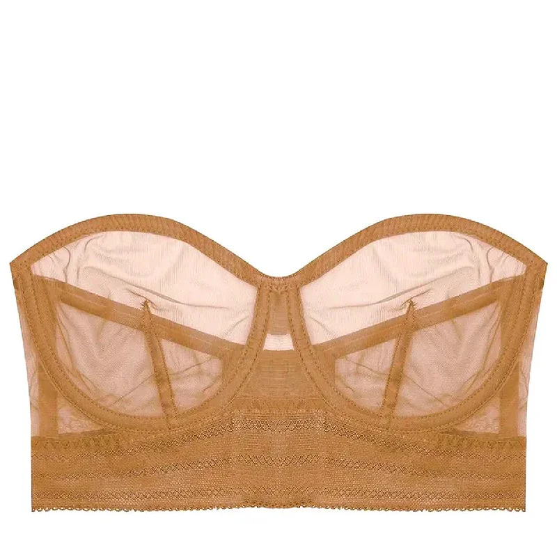 lace-trimmed sleep shortsBare Strapless Bra