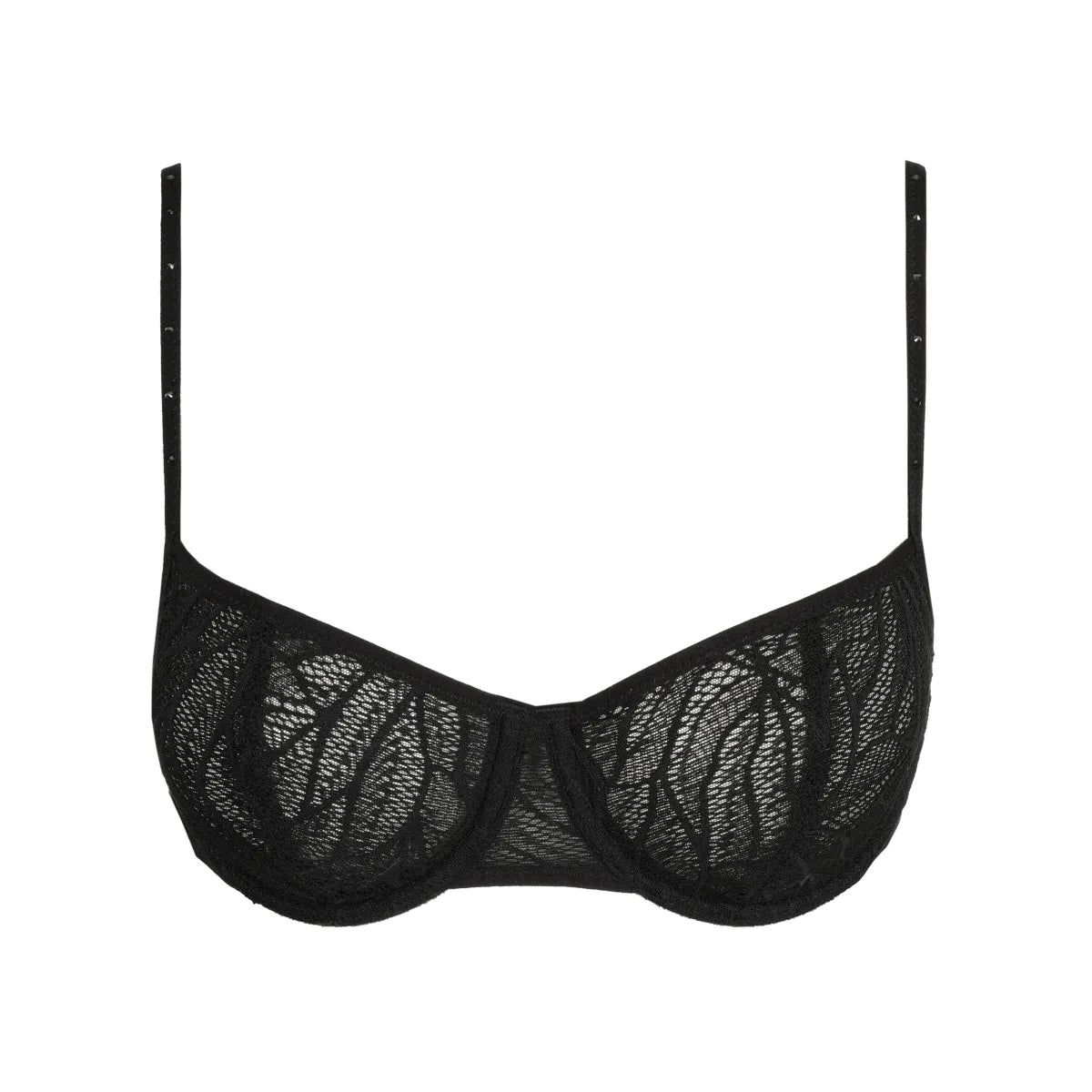 eco-friendly organic cotton pantiesSarda Mae Balcony Bra Black