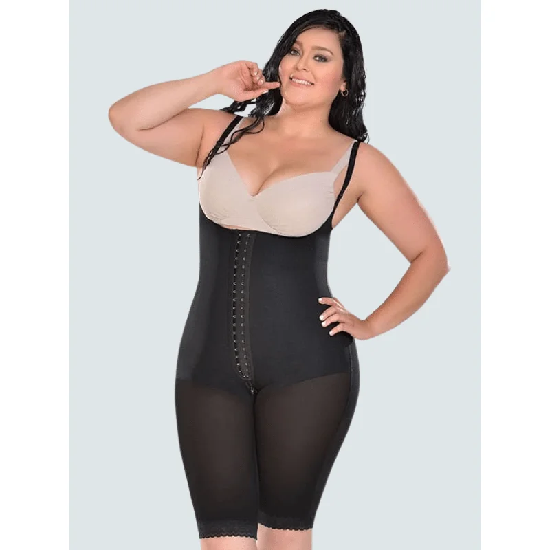 seamless modal fiber high-waisted pantiesLong girdle with abdominal reinforcement Ref. F0078 Fajas M&D