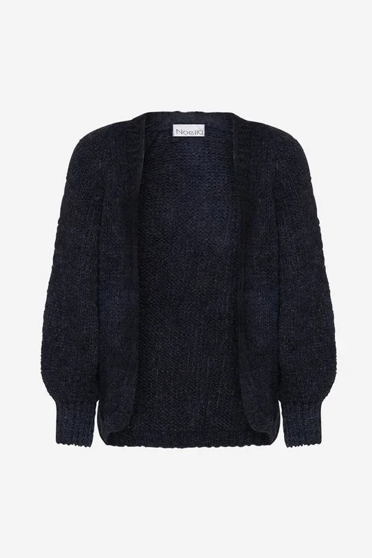 Women's Estonian Wool SweatersNoella Fora Knit Cardigan Navy