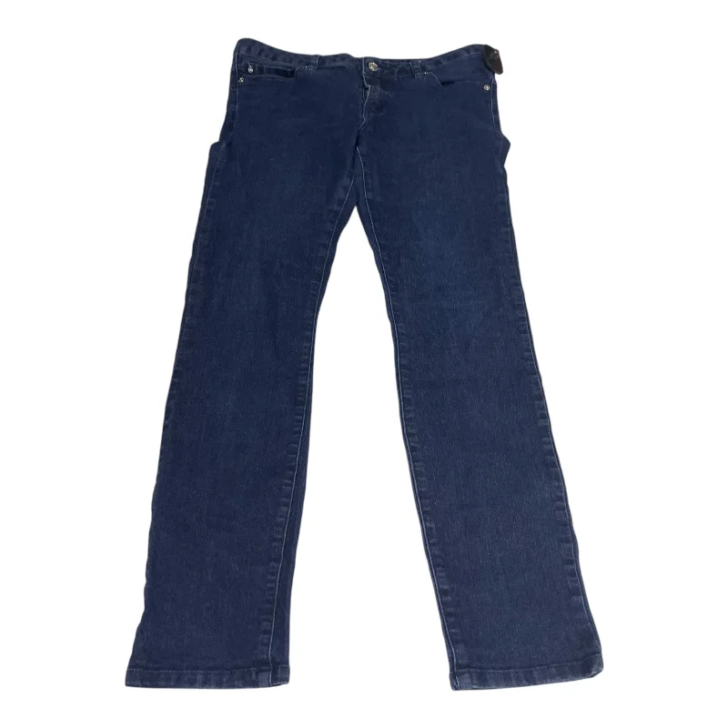 Women's Jodhpurs with High CollarJeans Skinny By Michael By Michael Kors In Blue Denim, Size: 8