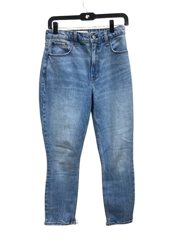 Women's Jodhpurs with Mandarin CollarJeans Skinny By Abercrombie And Fitch In Blue Denim, Size: 4