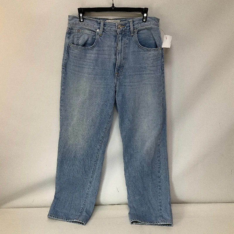 Women's Jodhpurs with ElasticJeans Straight By Cma In Blue Denim, Size: 8