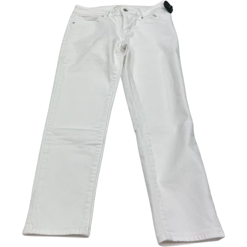 Women's Cropped PantsJeans Skinny By Levis In White, Size: 6