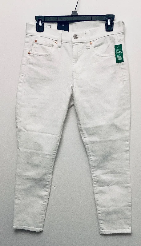 Women's Jodhpurs with Skinny LegJeans Skinny By Gap In White, Size: 6