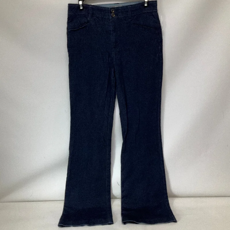 Women's Harem ShortsJeans Flared By Anthropologie In Blue Denim, Size: 2