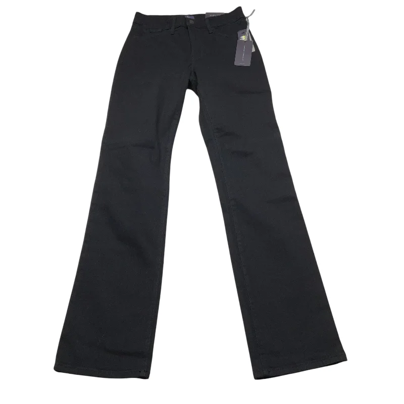 Women's Jodhpurs with Notched CollarJeans Straight By Not Your Daughters Jeans In Black Denim, Size: 6