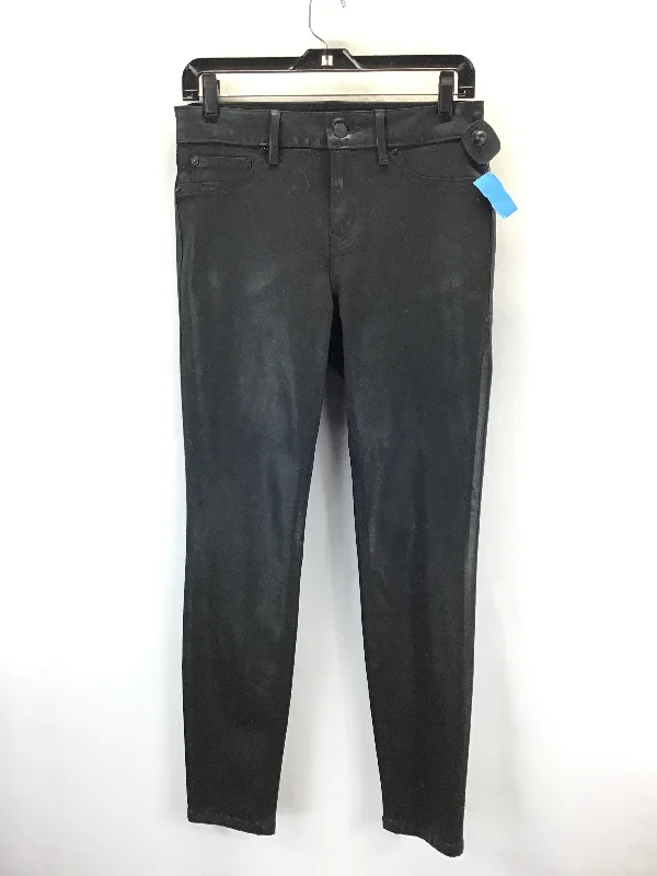 Women's Jodhpurs with U-Shaped NeckJeans Straight By Level 99 In Black, Size: 30 (8)