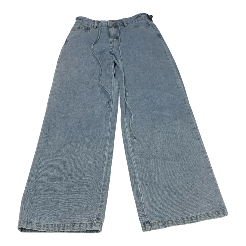 Women's Jodhpurs with V-Shaped CollarJeans Straight By Her Entire Name Says Grace In Blue Denim, Size: Xs