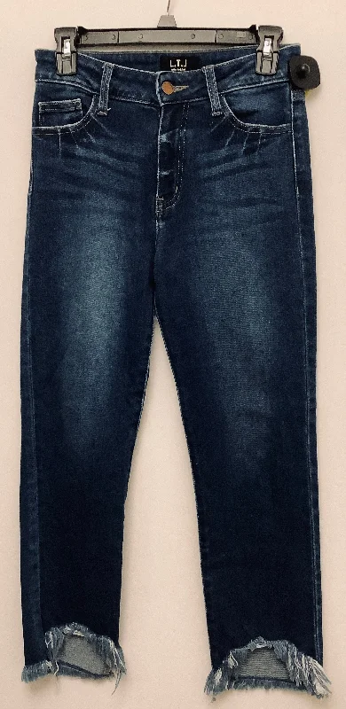 Women's Jodhpur BootsJeans Straight By Cmc In Blue Denim, Size: 2