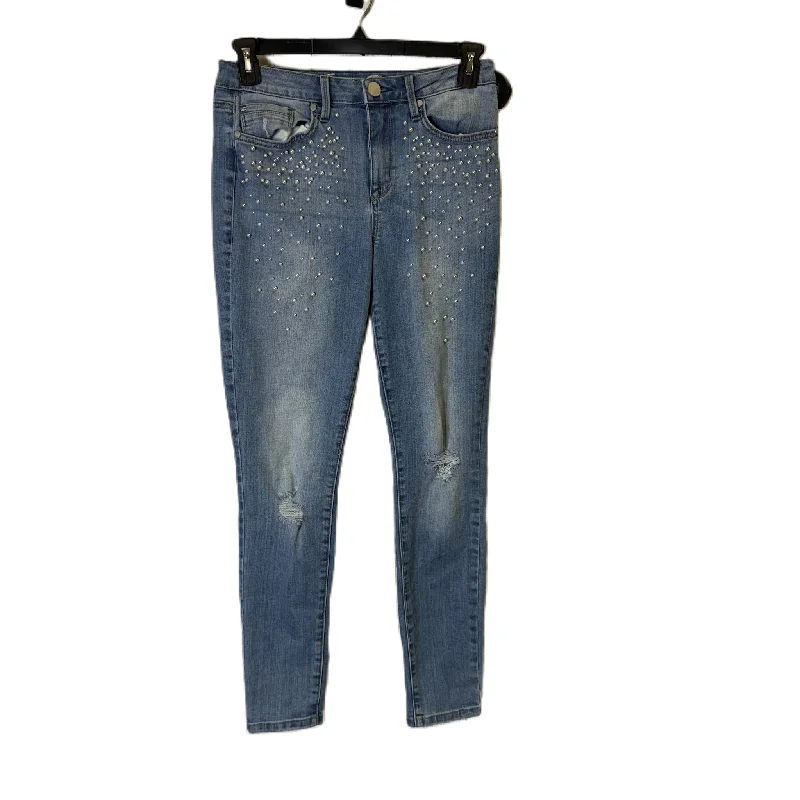 Women's Jodhpurs with Ankle LengthJeans Skinny By Seven 7 In Blue Denim, Size: 8