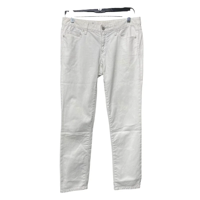 Women's Jodhpurs with Shawl CollarJeans Skinny By Gap In White, Size: 4