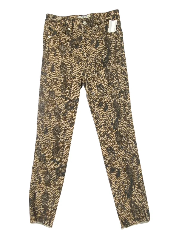 Women's SlacksJeans Skinny By We The Free In Animal Print, Size: 4