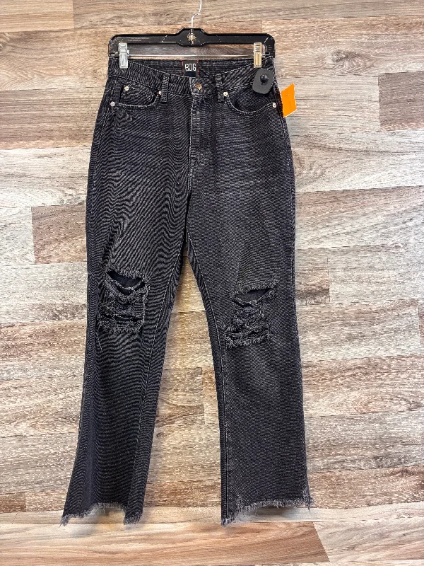 Women's Jodhpurs with Sweetheart CollarJeans Straight By Bdg In Black Denim, Size: 4