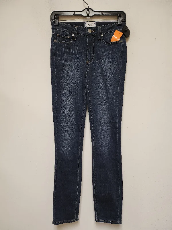 Women's Jodhpurs with ZipperJeans Skinny By Paige In Blue Denim, Size: 2