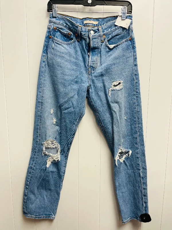 Women's JeggingsJeans Straight By Levis In Blue Denim, Size: 4