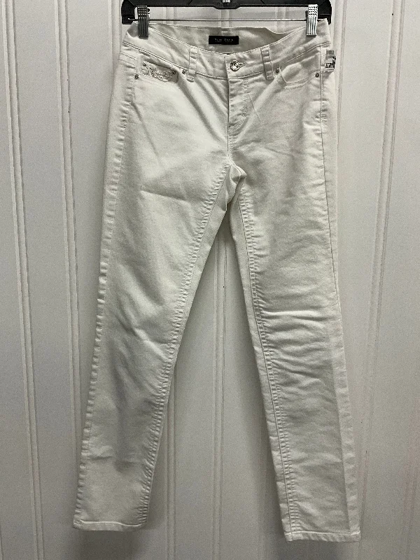 Women's Cropped PantsJeans Cropped By White House Black Market In White, Size: 0