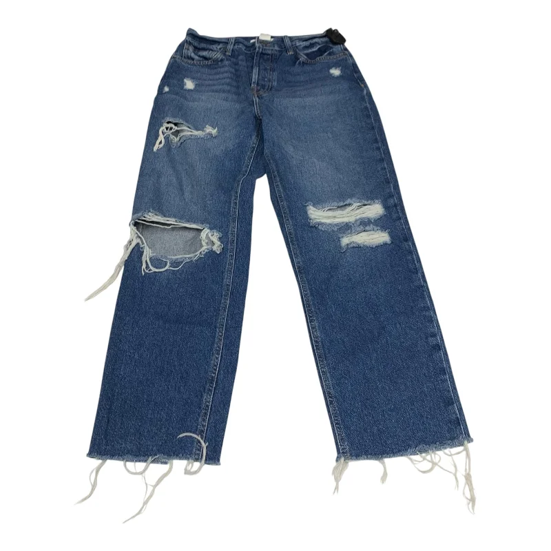 Women's Jodhpurs with Straight LegJeans Straight By Forever 21 In Blue Denim, Size: 2