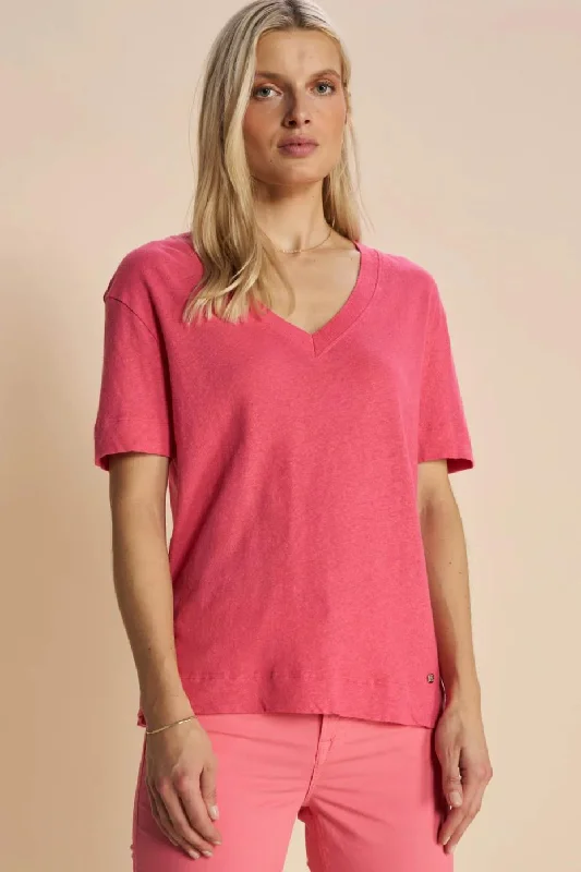 Women's Square CollMos Mosh Camelia Rose Moraq V-SS Tee