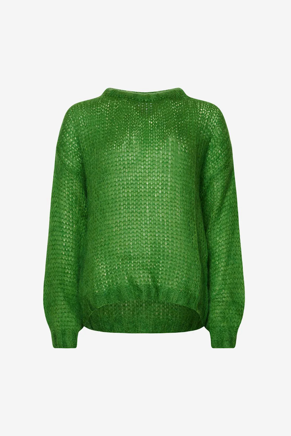 Women's Russian Wool SweatersNoella Delta Knit Sweater Grass Green