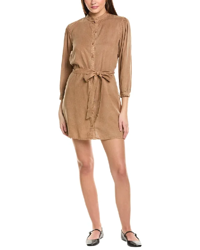 Women's Lapel Collar DressesBella Dahl Puff Sleeve Belted Shirtdress