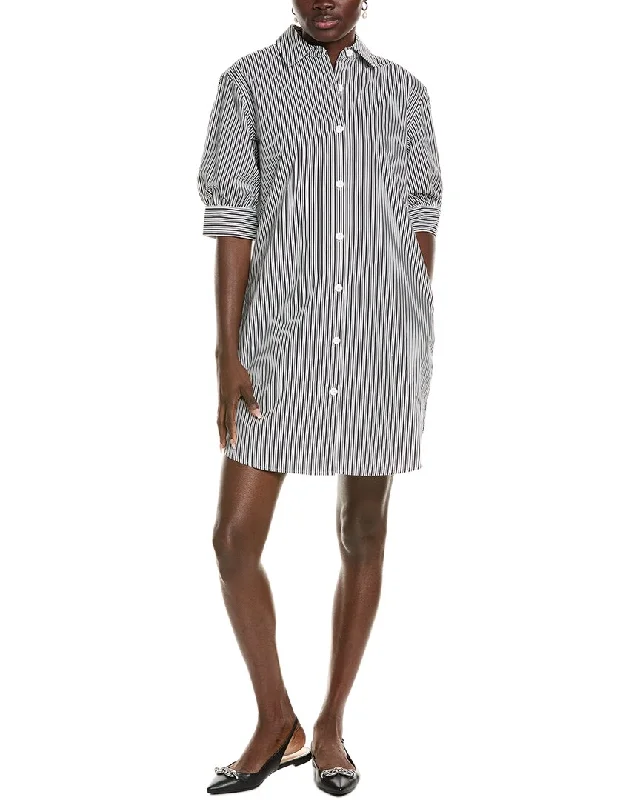 Women's Shawl Collar DressesIsaac Mizrahi Short Sleeve Shirtdress