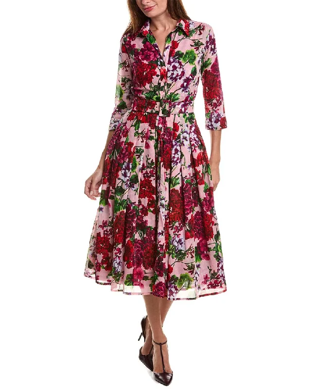 Women's Fit and Flare DressesSamantha Sung Audrey 4 Shirtdress