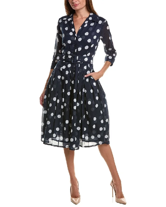 Women's U-Shaped Collar DressesSamantha Sung Audrey Shirtdress