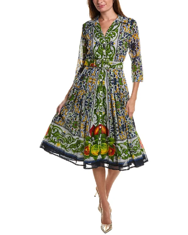 Women's V-Shaped-Neck DressesSamantha Sung Audrey Shirtdress