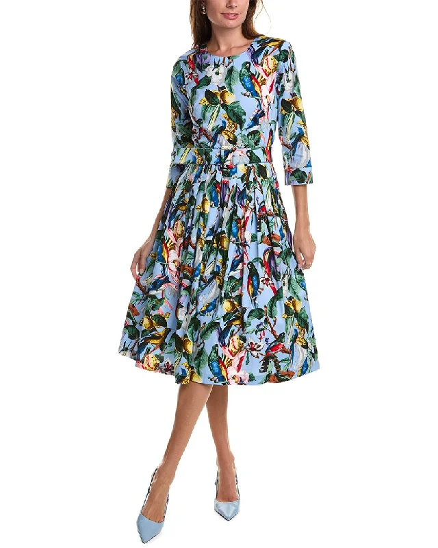 Women's U-Shaped Collar DressesSamantha Sung Florance A-Line Dress