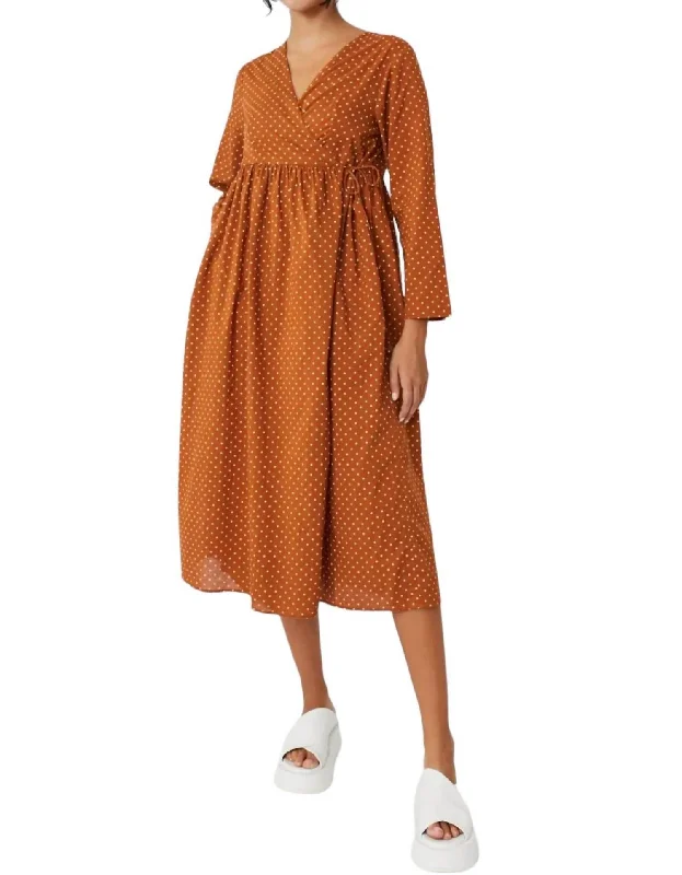 Women's Turtleneck DressesSymi Hera Dress In Caramel