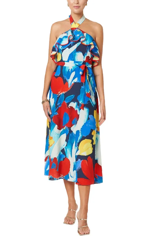 Women's Off-the-Shoulder DressesValentina Dress In Large Tulips